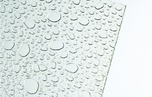 Plaque transparente goutte d’eau 2 mm, 1 m x 0.50 m