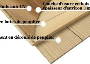 Parquet Chêne contrecollé 14x190 mm - Choix Rustique – Image 4