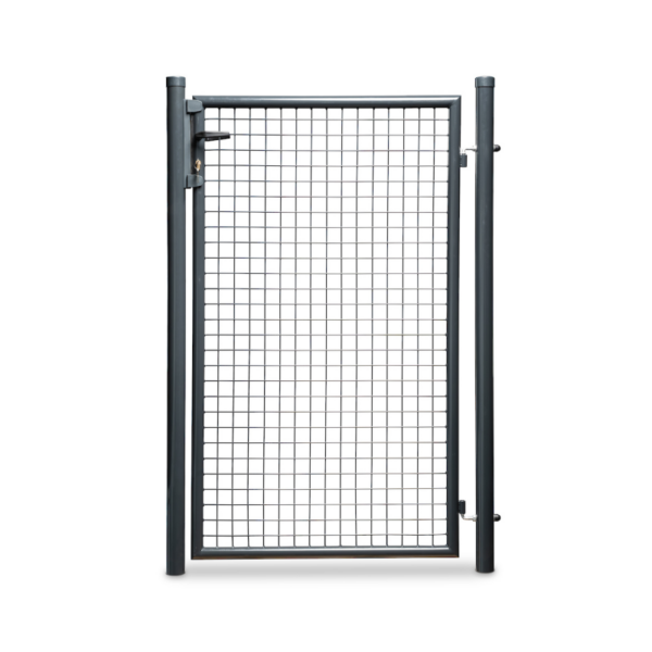 Portillon standard gris RAL 7016 - 0,90 m de passage – Image 1