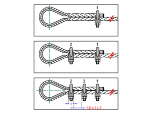Lot de 10 serre-câble zingués – Image 3