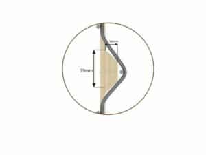 Kit Occultant bois de 10 mm pour clôture rigide de 2.50 m – Image 2
