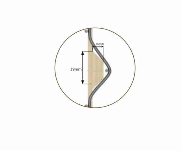 Kit Occultant bois de 10 mm pour clôture rigide de 2.50 m – Image 2
