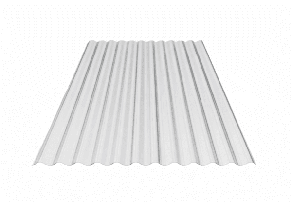 Plaque polycarbonate transparente ondulée - 11 ondes – Image 1