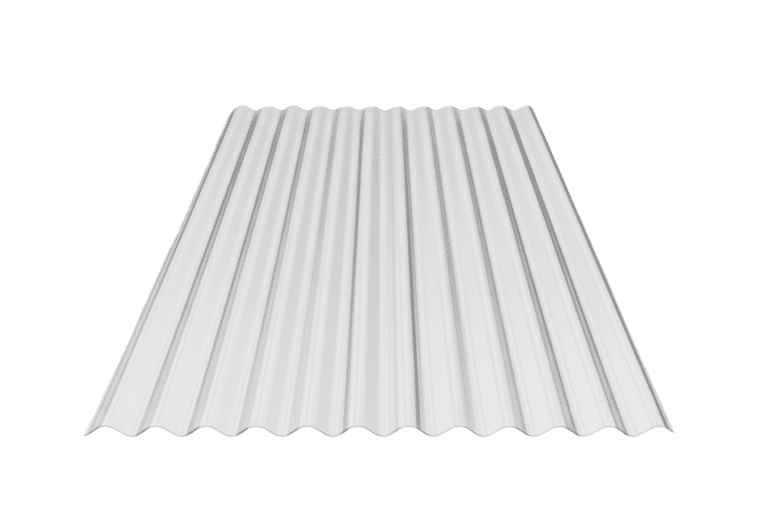 Plaque polycarbonate transparente ondulée - 11 ondes – Image 1