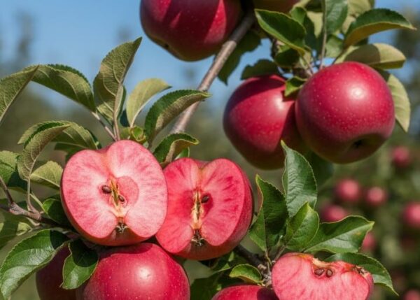 Pommier à chair rouge – Image 1