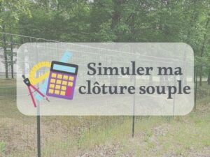 Calculateur pour grillage souple