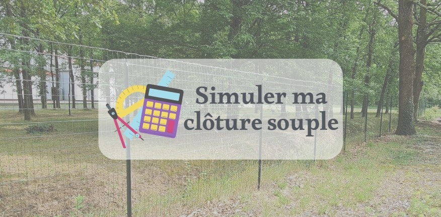 Calculateur pour grillage souple