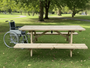 Table de pique-nique PMR 8 personnes – Image 3