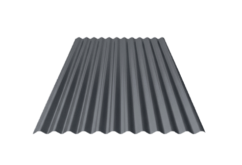 Tôle ondulée 50/100e gris 7016