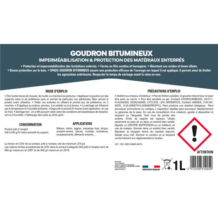 Goudron bitumineux – Image 2